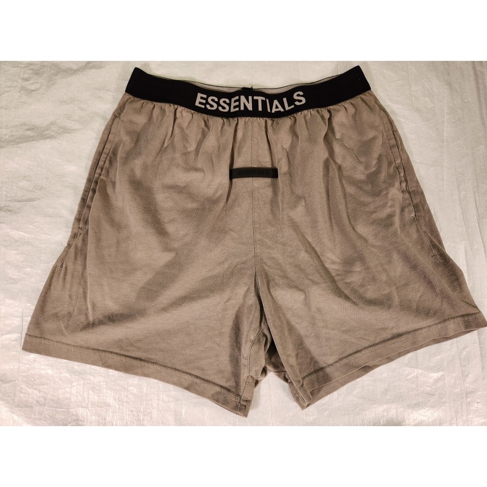 Fear Of God Essentials Small Cotton Lounge Shorts SP21 Short S Smoke